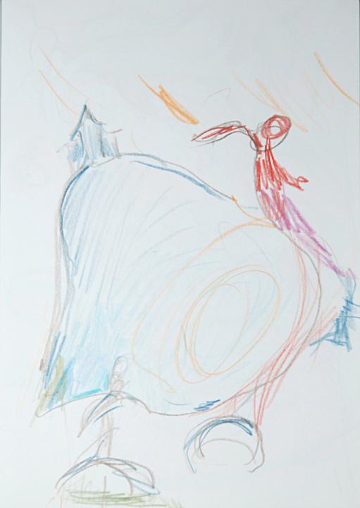 Wink mit der Glocke, 14,5x20,5 cm, 2007