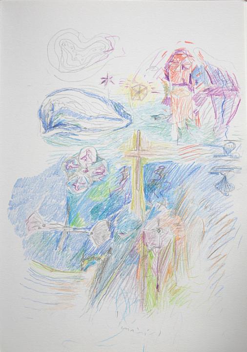 Kristall-körper, 21x29,7 cm, 2004