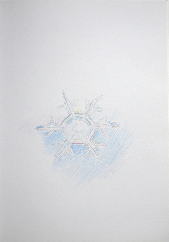 Schneeflocke, 21x29,7 cm, 2004