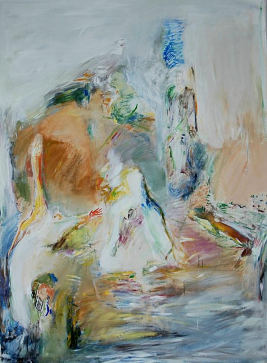 Schutz, 115x85 cm, Acryl/Öl, 1999-2002
