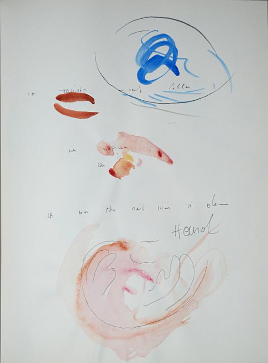 in deine Hand, 21,6x27,9 cm, 2009