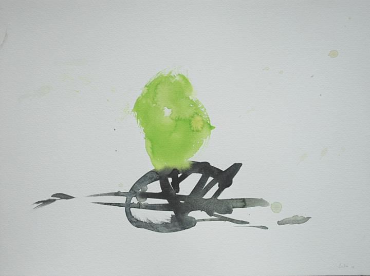 Neujahr (Vogerl), 30x40 cm, 2008