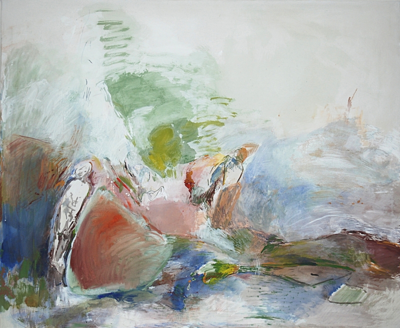 in gewissen Ebenen..endet es nie, 115x145 cm, 1999