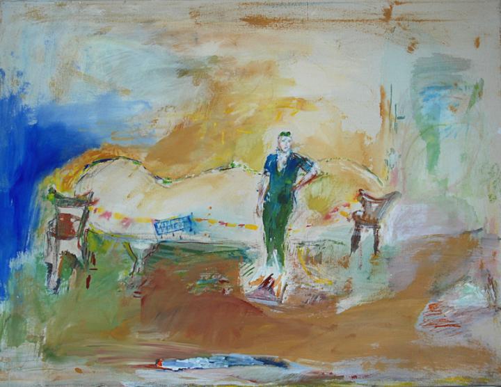 peinture fraiche, 85x65 cm, 1999