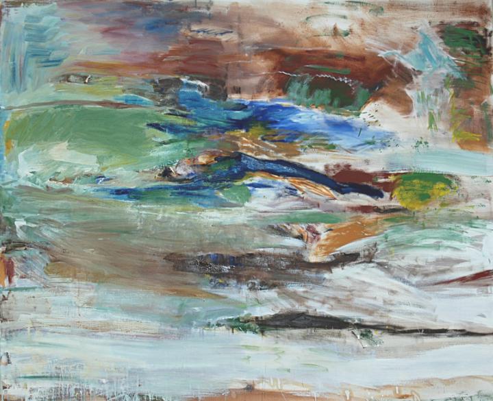 Schwimmer, 140x115 cm, 1999-2000