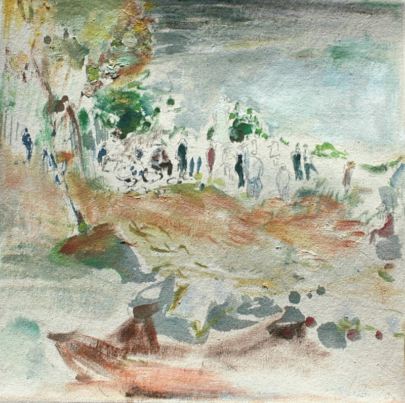 Erscheinungsberg III, 30x30 cm, 2009