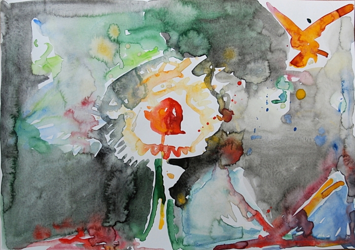 Anflug, 29,5x42 cm, 2008