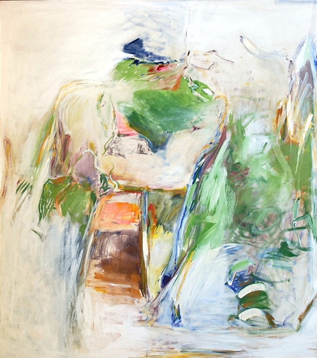 Treppe, Hund und Windsbraut, ca.115x85 cm