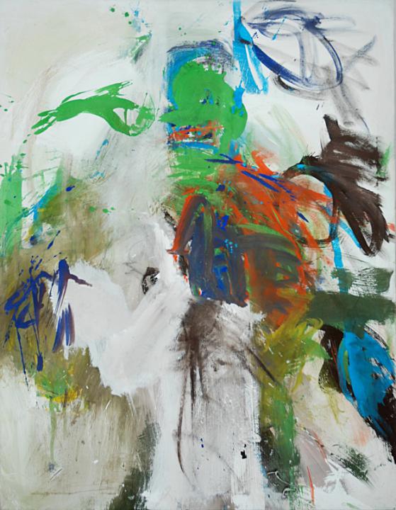 Vogelmensch, 85x115cm, 1992