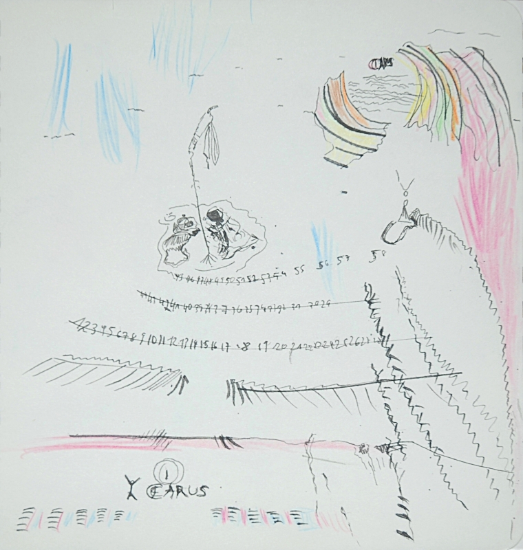 Icarus, 19x20 cm, 2009