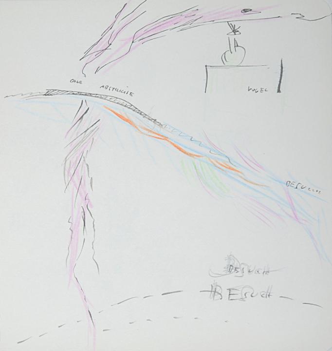 Besuch, 19x20 cm, 2009